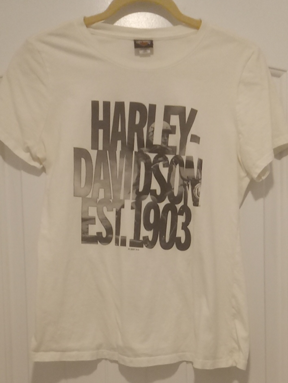 Harley-Davidson White Graphic Tee - EST.1903